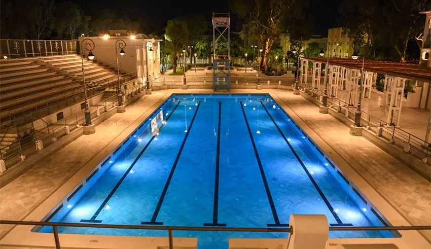Belvedere swimming pool